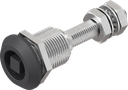 verrou à compression avec hauteur de came réglable carré 8, zamak époxy noir