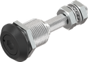 verrou à compression avec hauteur de came réglable 6 pans creux SW 8, zamak époxy noir