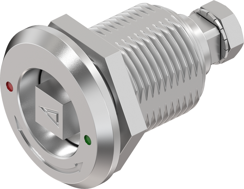 verrou à compression carré 8, inox AISI 316