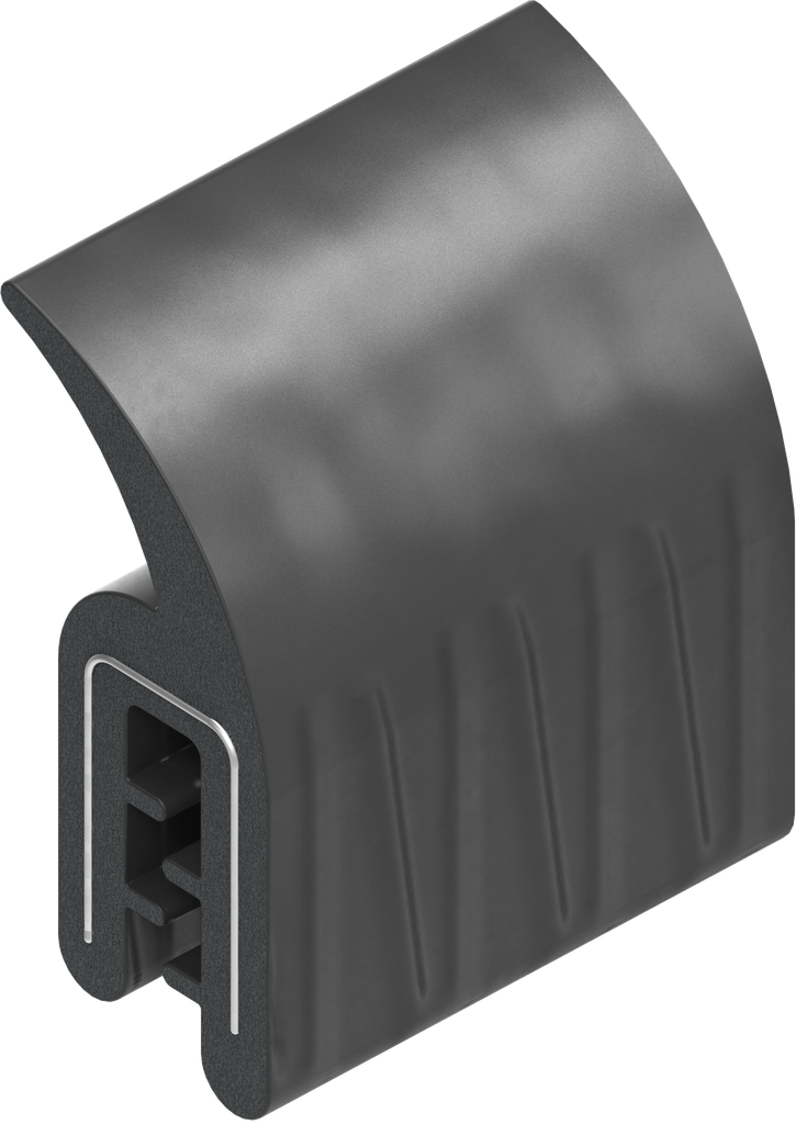 Perfil de junta para montaje a presión, EPDM 60 ± 5 Shore A negro