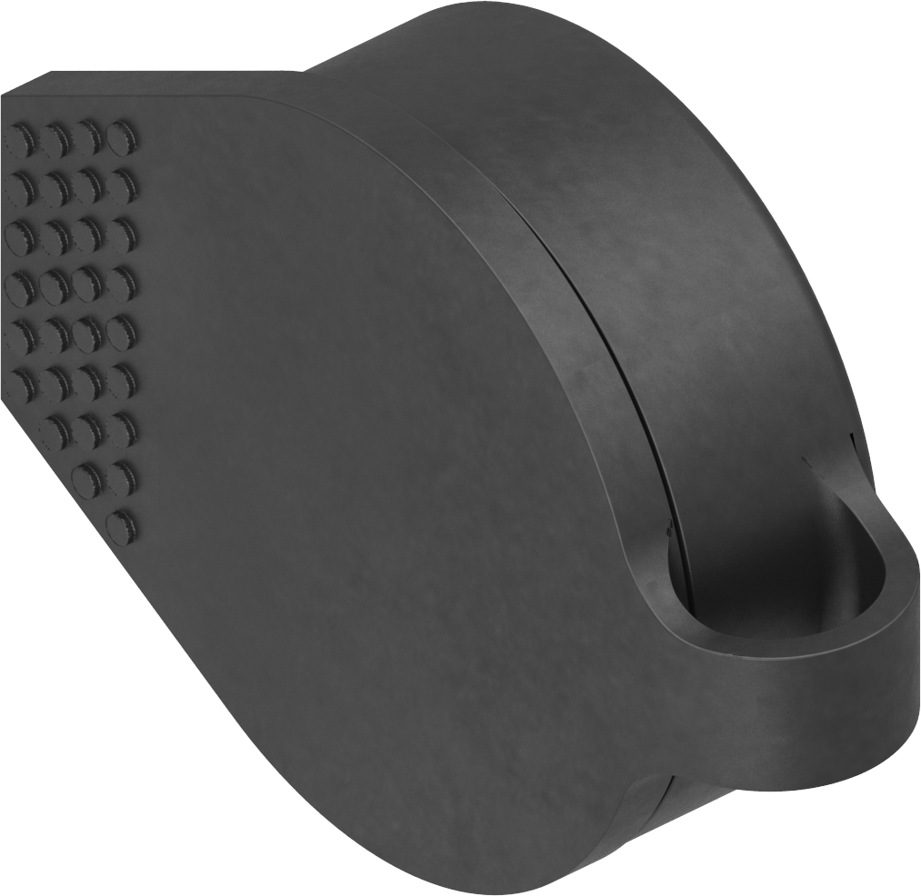 Tapa antipolvo, polietileno negro