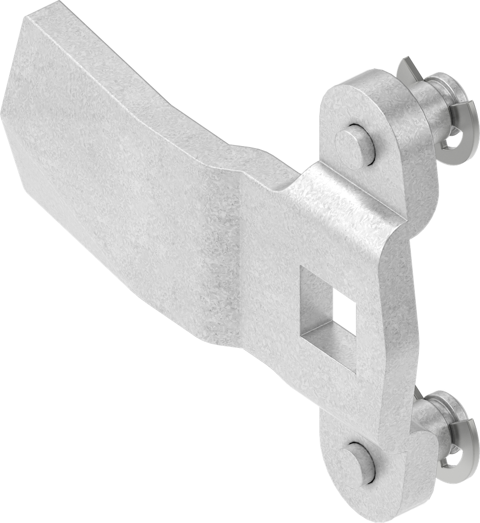 came avec adaptateur, acier zingué