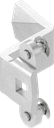 3-point cam, Steel zinc-plated