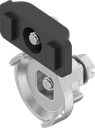 Bevestigingsmateriaal beugel, adapter en schroeven voor zwenkgreep 1185 met sluitlip, polyamide en GD-Zn (Zamak)