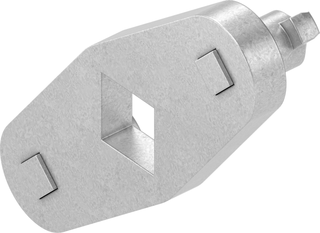 Conexión de varillas, acero galvanizado