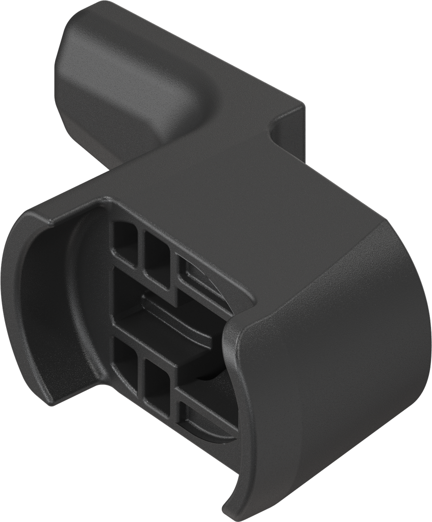 came d'encliquetage H =24 mm, polyamide GF noir