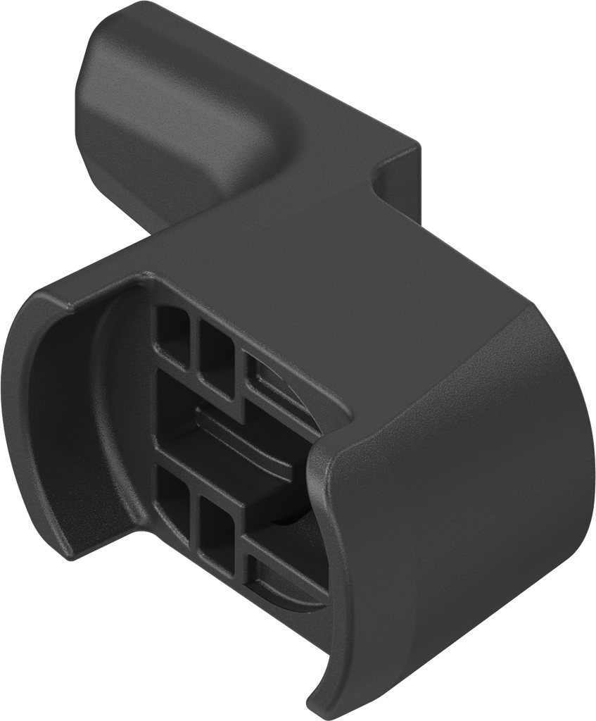 came d'encliquetage H =24 mm, polyamide GF noir