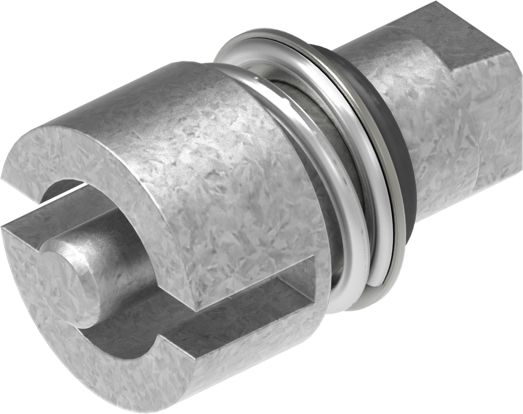 Inserto doppia aletta 5, zama grezzo