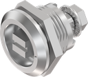 quart de tour, version ferroviaire avec marquage, inox AISI 303