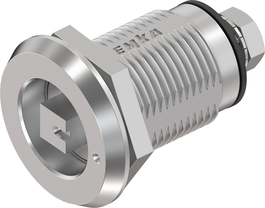 verrou à compression carré 7 avec marquage, version gauche, inox AISI 316