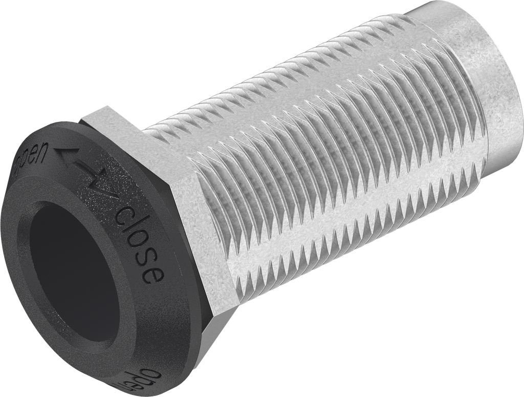 Slothuis voor stappenschijf, Zamak zwart gepoedercoat