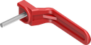 Maniglia interna, poliammide rosso