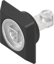 élément rotor carré 8 avec filetage M6 pour papillon, zamak zingué
