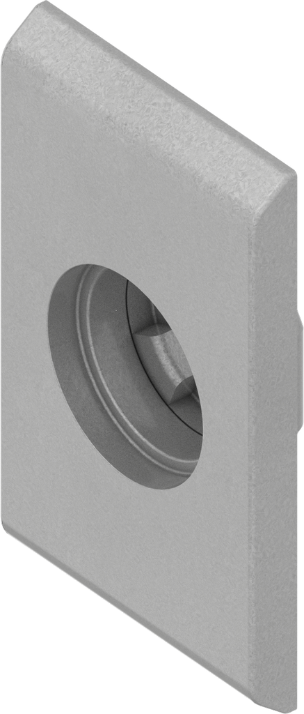 Scatola per montaggio rapido, poliammide GF grigio argento metallizzato