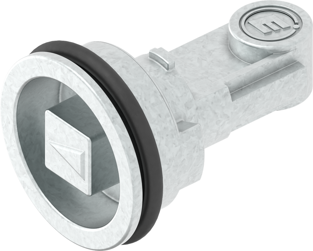 rotor carré 7 pour montage rapide, zamak zingué