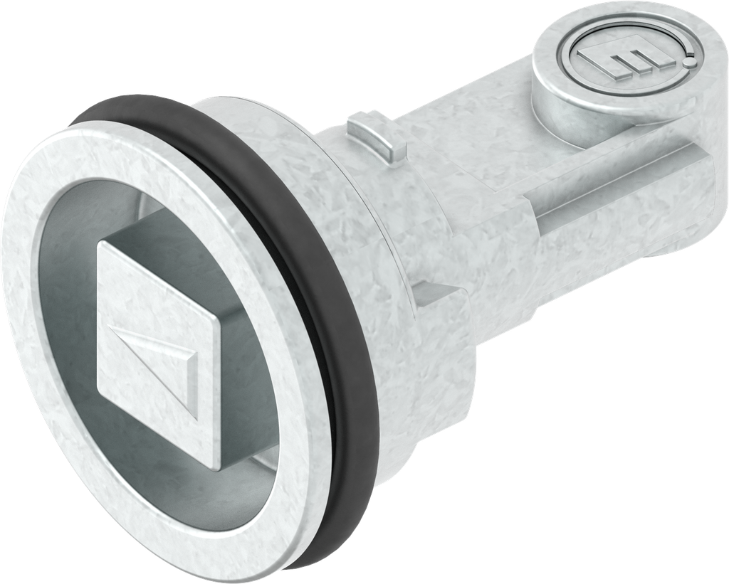 rotor carré 8 pour montage rapide, zamak zingué