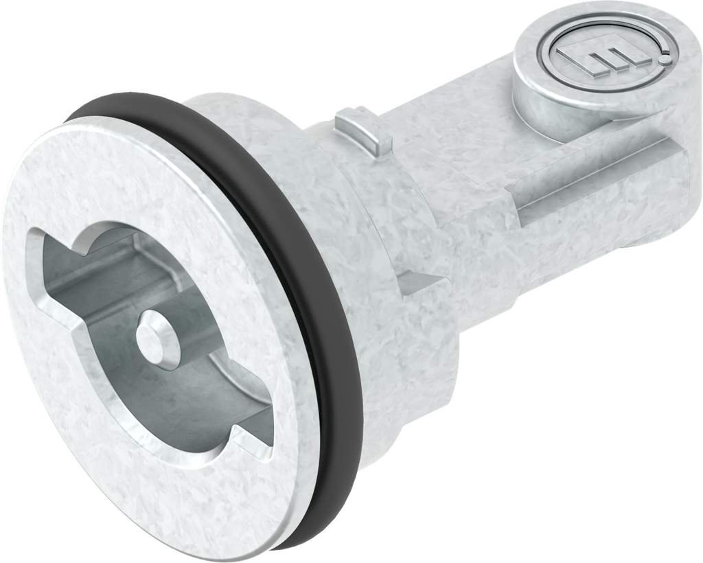 Inserto doppia aletta 3 per montaggio rapido, zama zincato