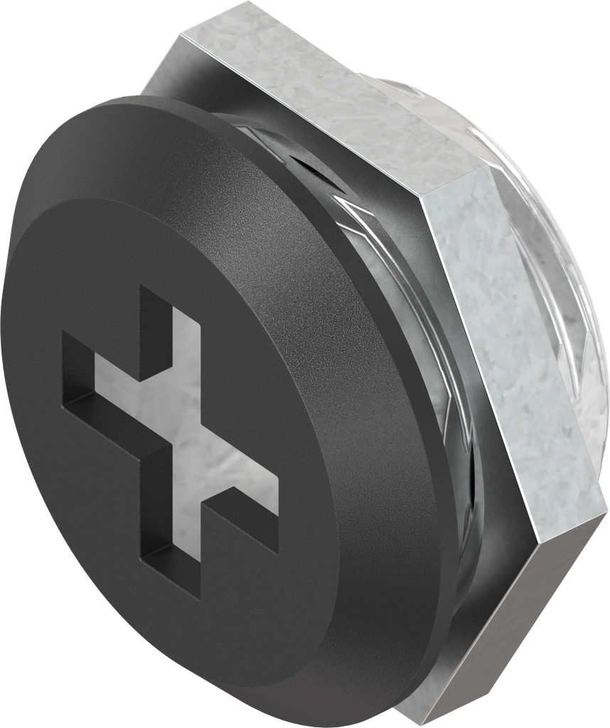 Guía de llave para Fiat, zamak recubierto de polvo negro