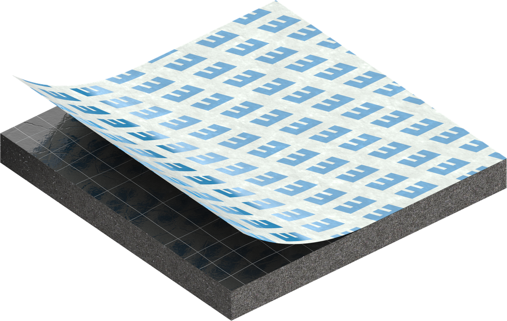 Zellgummi 3 x 30 mm, EPDM schwarz dehnungsfrei und selbstklebende Montagehilfe